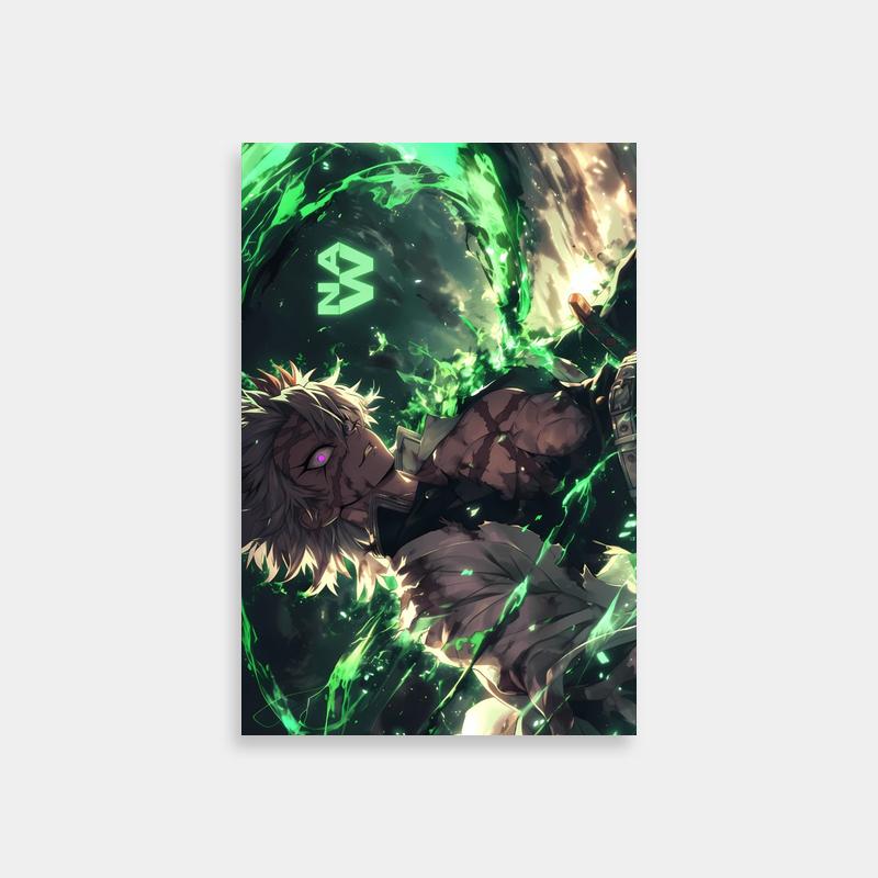 Sanemi Shinazugawa Demon Slayer Art - Green & Black Haired Character