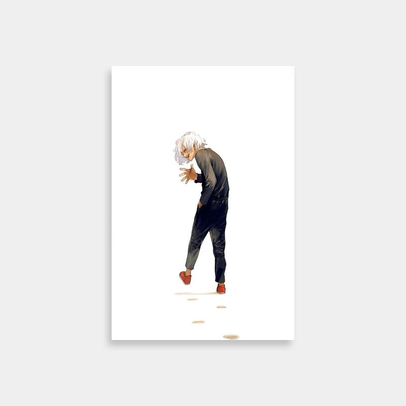 Tomura Shigaraki My Hero Academia Poster - Winter Scene Art