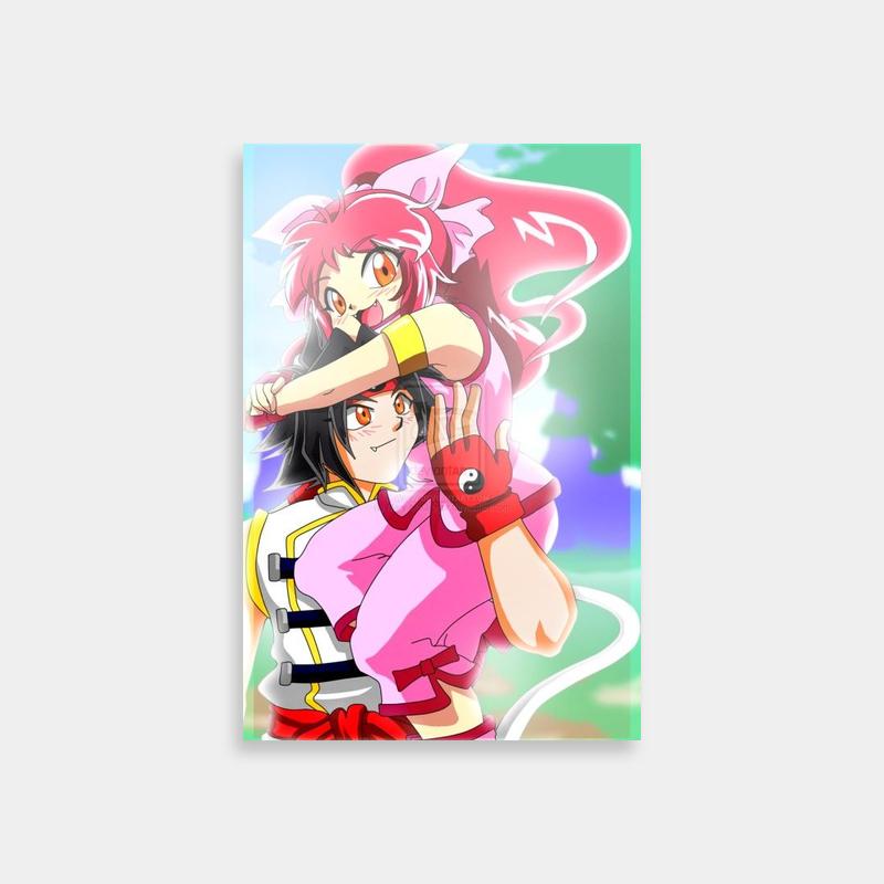 Beyblade Ray Kon Anime Poster - Two Characters Hugging