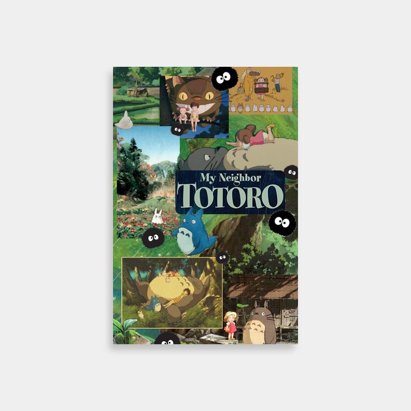 Colorful My Neighbor Totoro Poster Set - Catbus Collection