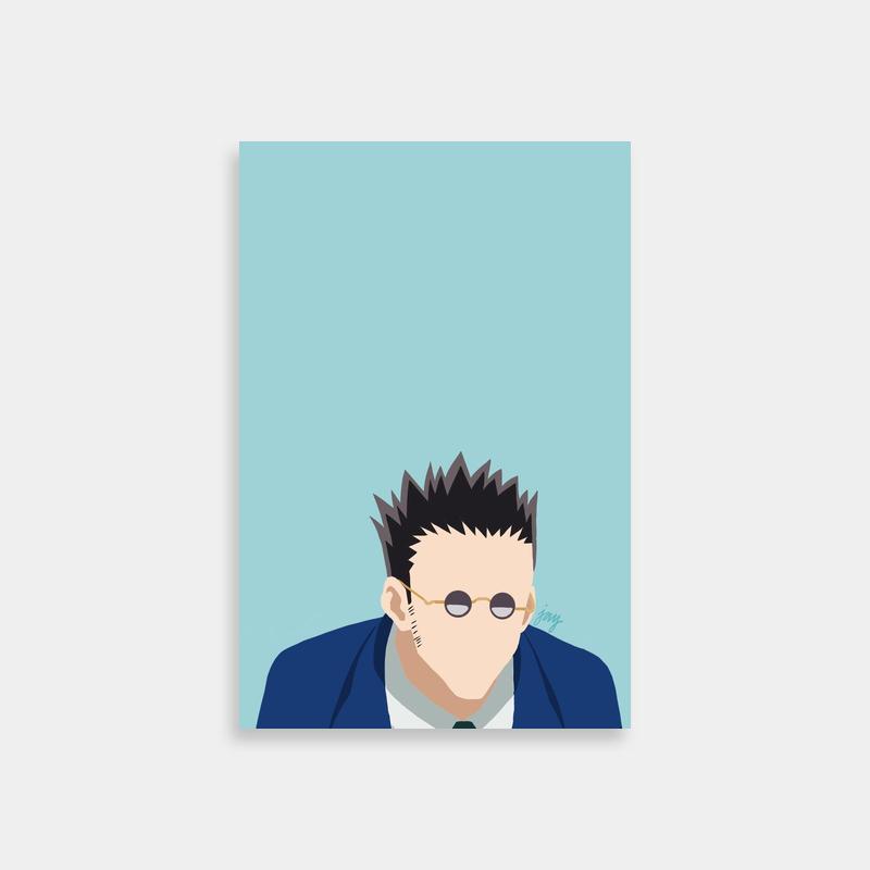Leorio Paradinight Hunter x Hunter Glasses Poster