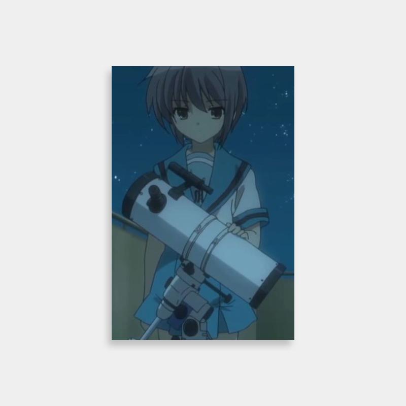 Yuki Nagato Haruhi Suzumiya Stargazing Poster
