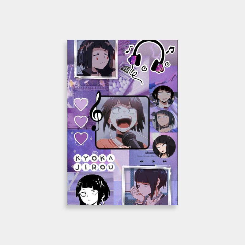 Kyoka Jiro My Hero Academia Poster – Heads & Music Notes Art