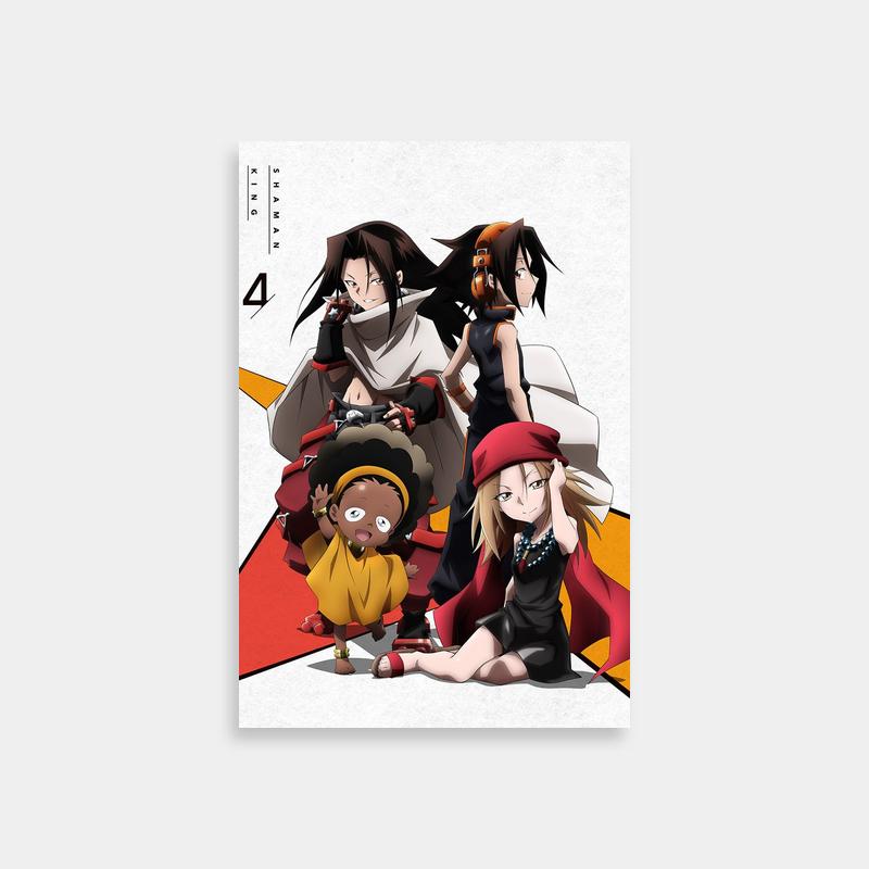 Shaman King Trio Poster - Hao Asakura Anime Art