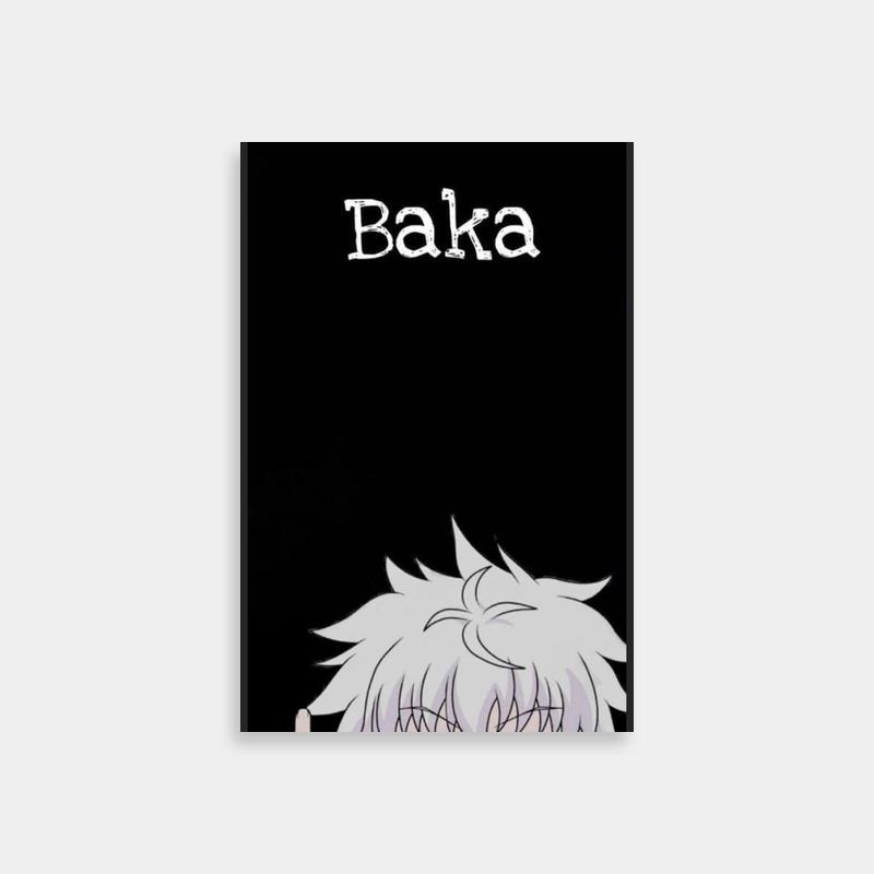 Killua Zoldyck Baka Face Poster - Hunter x Hunter Anime Art