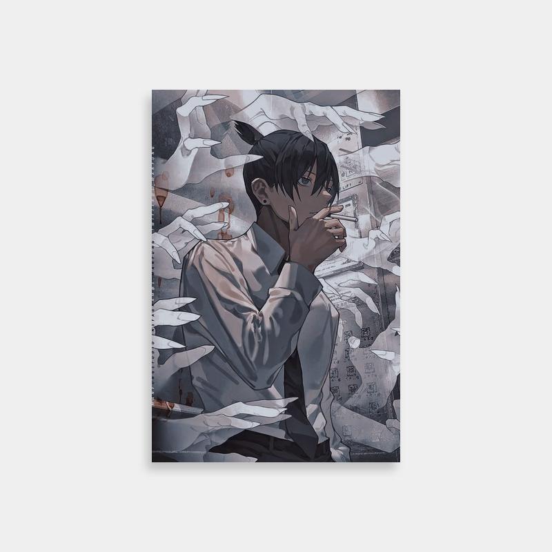 Aki Hayakawa Anime Poster - Chainsaw Man Art