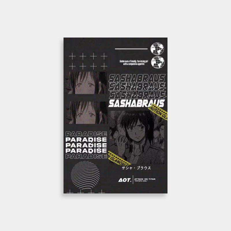 Sasha Braus Attack on Titan Anime Series Poster