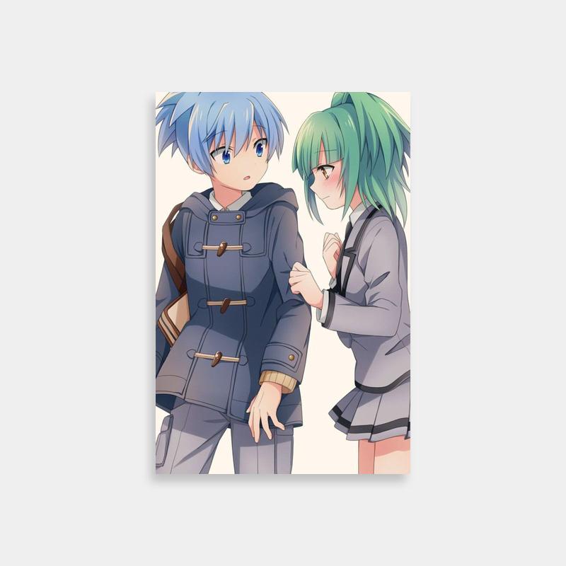 Kaede Kayano Assassination Classroom Art Print - Two Anime Characters Together