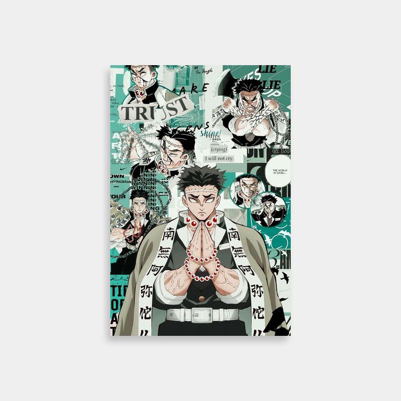 Gyomei Himejima Prayer Pose Demon Slayer Art