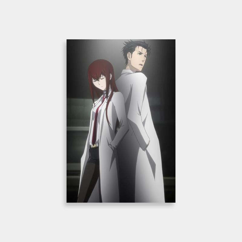 Steins;Gate Okabe Rintarou Anime Poster - Dual Character Art
