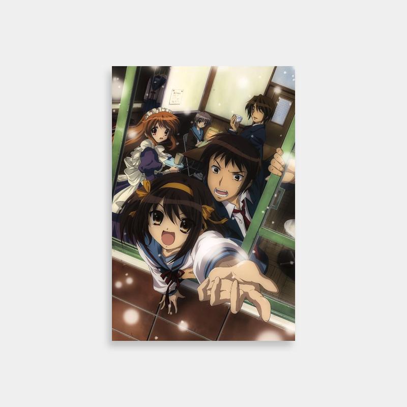 Haruhi Suzumiya Anime Scene Poster - Dynamic Group Art