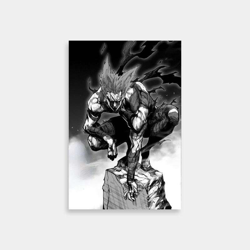 Garou One Punch Man Sky Demon Poster - Dark Fantasy Art