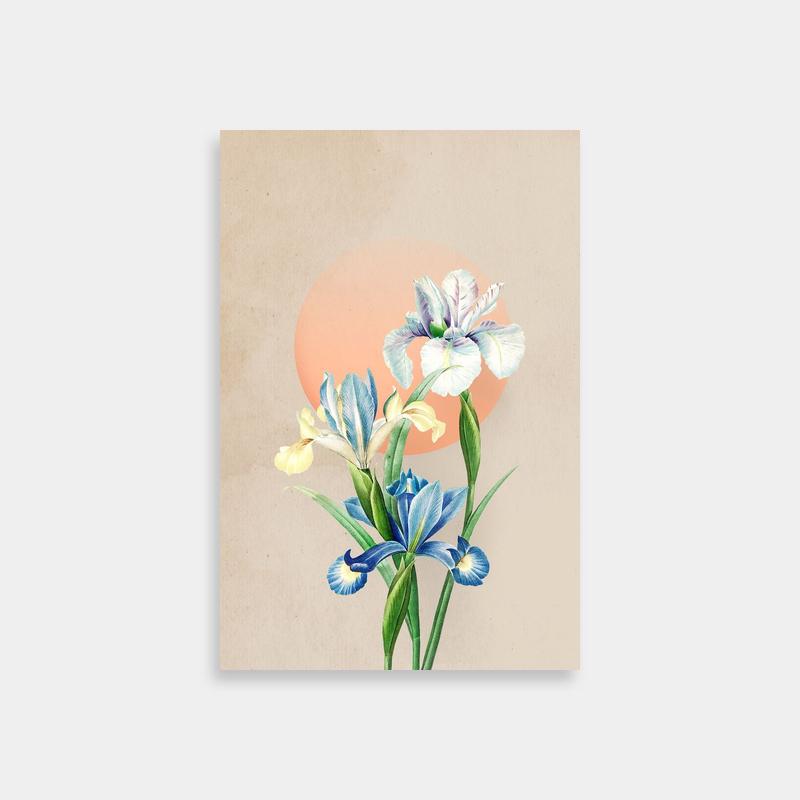 Iris Fire Force Sunlit Floral Poster