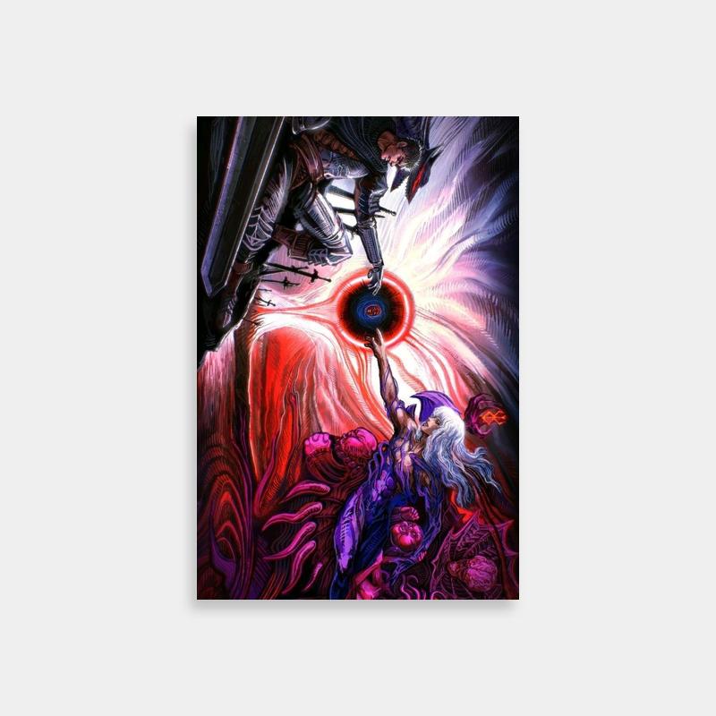 Griffith and Guts Berserk Anime Poster