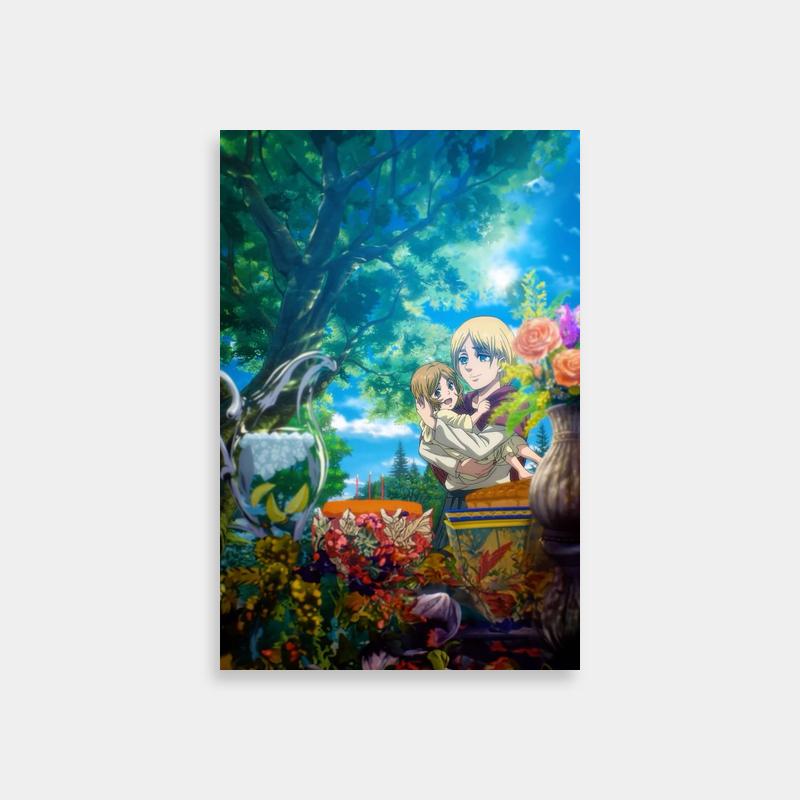 Historia Reiss Attack on Titan Wall Art - Hugging Scene