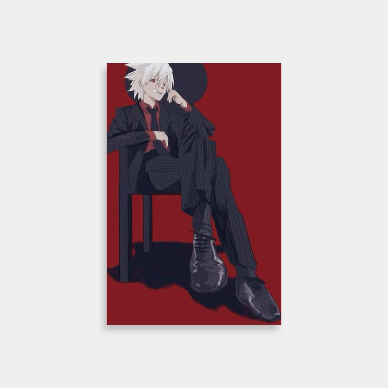 Soul Evans Suit Art Print - Soul Eater Anime Poster