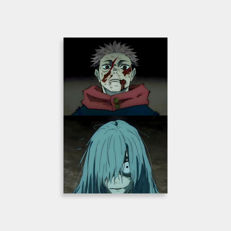 Mahito Jujutsu Kaisen Expression Art - Dual Character Emotions