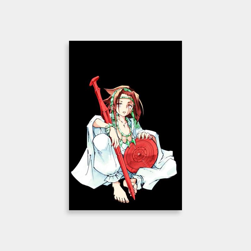 Yoh Asakura Shaman King Poster - Character with Headdress Art