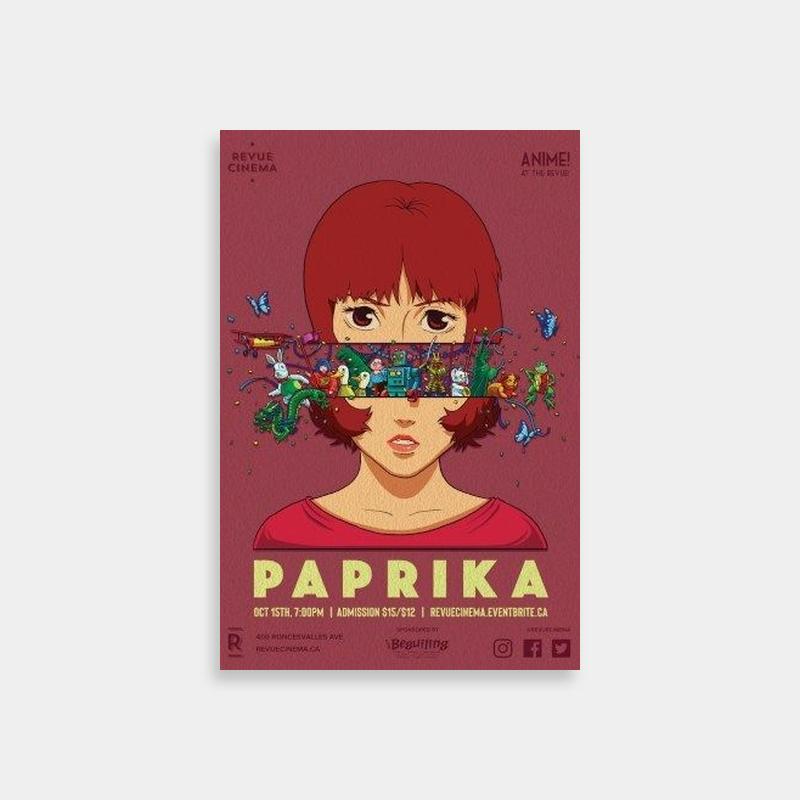 Paprika Movie Promotional Poster - Official Anime Art