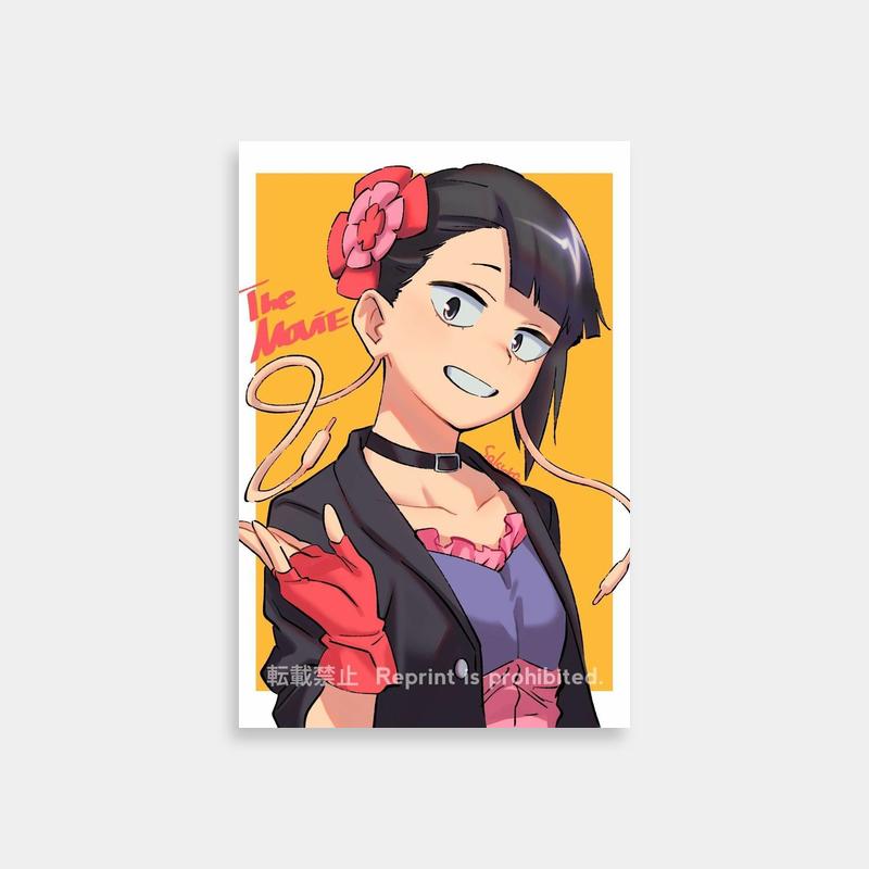 Kyoka Jiro My Hero Academia Poster - Black Haired Anime Character Art