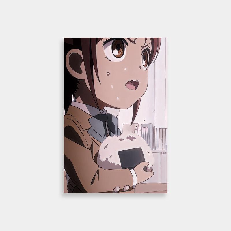 Sasha Braus Attack on Titan Poster - Brown Hair & White Object