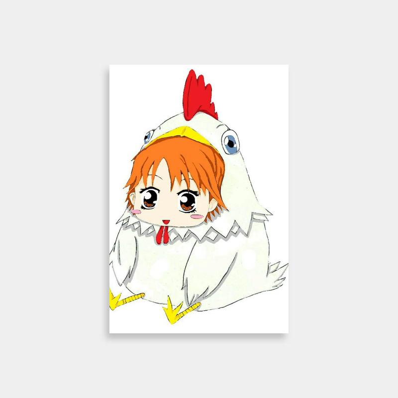 Kyoko Mogami Skip Beat Cartoon Chicken Poster
