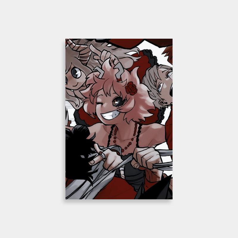 Mina Ashido & Friends Sword Pose Poster - My Hero Academia Wall Art