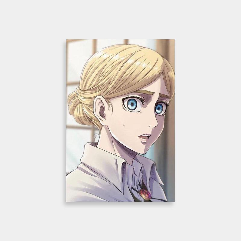 Historia Reiss Attack on Titan Poster - Blonde Hair & Blue Eyes Art