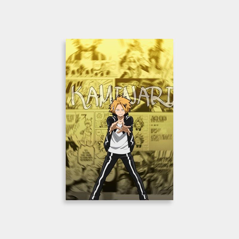 Denki Kaminari My Hero Academia Poster - Anime Character with 'Kannaaru' Wall Art