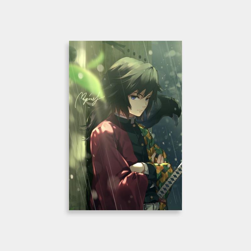 Giyu Tomioka Demon Slayer Fan Art Print - Anime Collection