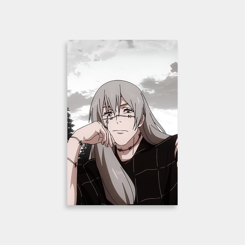 Mahito Jujutsu Kaisen Anime Poster - Character Pose Art