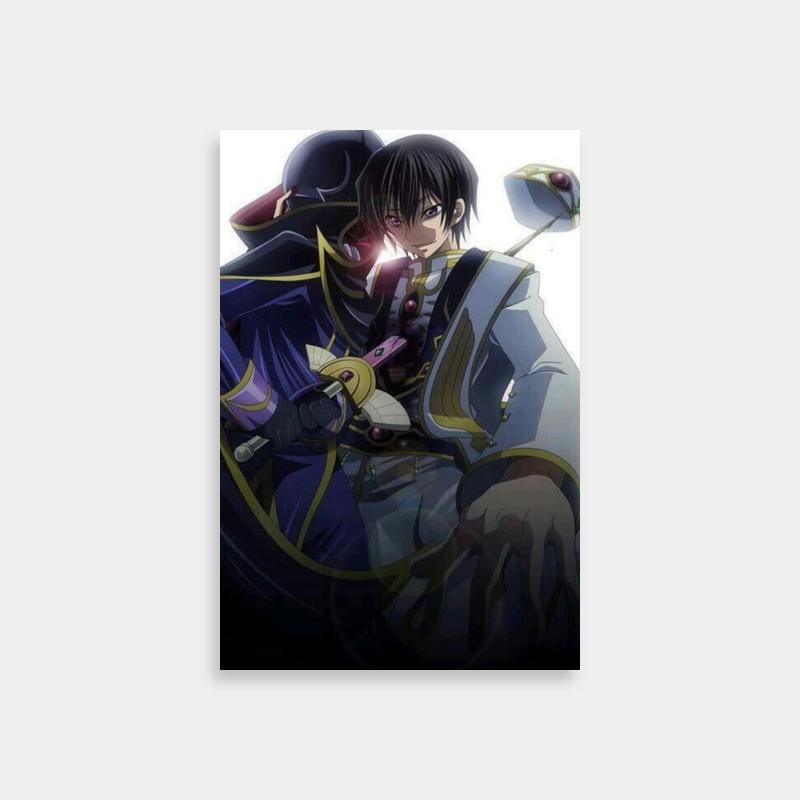 C.C. Code Geass Anime Poster - Two Characters Sitting Together