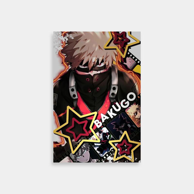Katsuki Bakugo My Hero Academia Poster - Starry Character Showcase