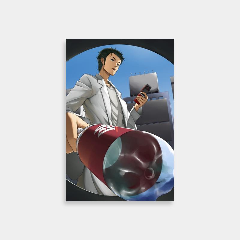 Okabe Rintarou Steins;Gate Anime Poster with Remote Control