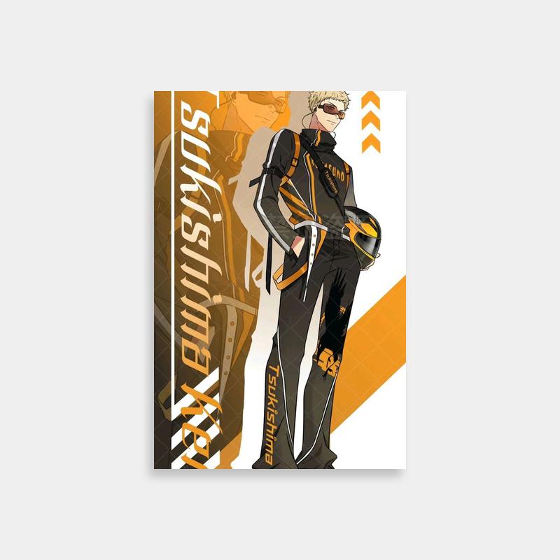 Kei Akira Strike Force Poster - Bold Yellow & Black Art