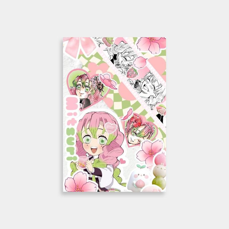 Mitsuri Kanroji Demon Slayer Poster - Anime Character Art