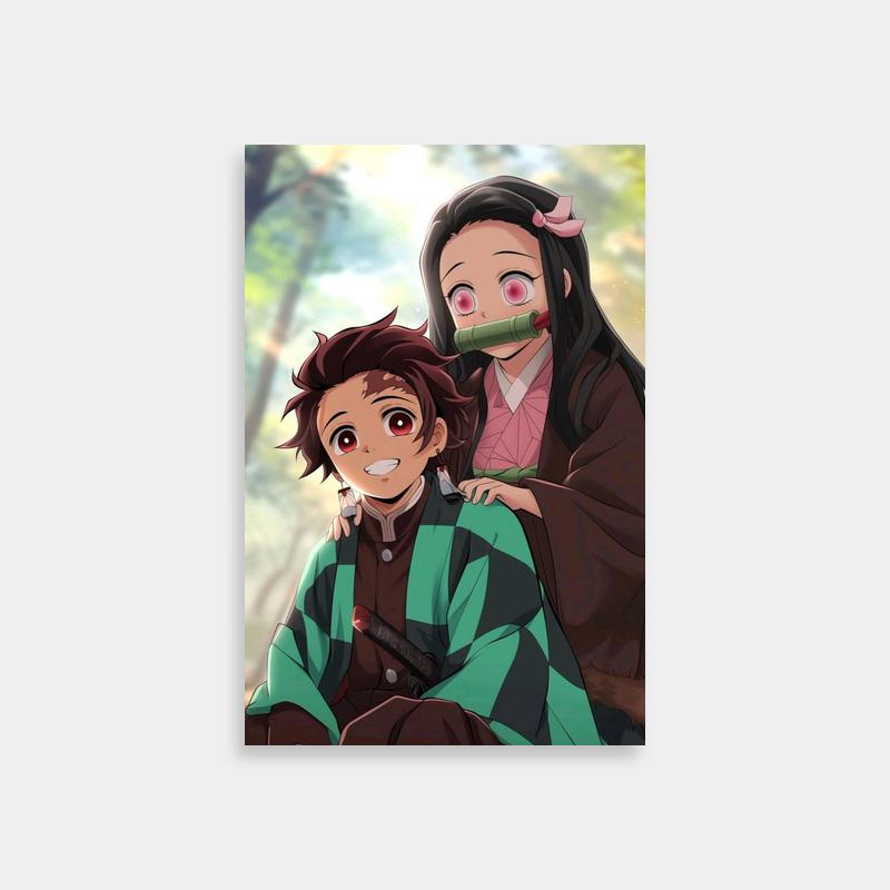 Nezuko & Tanjiro Kamado Demon Slayer Poster
