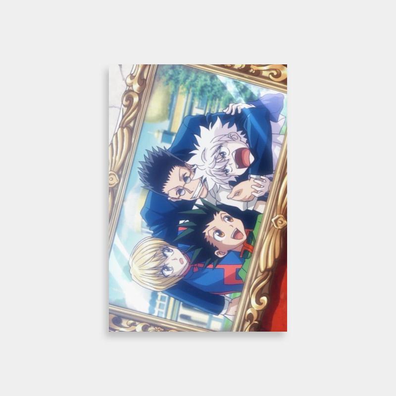 Leorio Paradinight Gold Frame Anime Poster - Hunter x Hunter