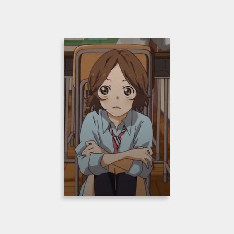 Tsubaki Sawabe Your Lie in April Poster - Woman in Shirt and Tie