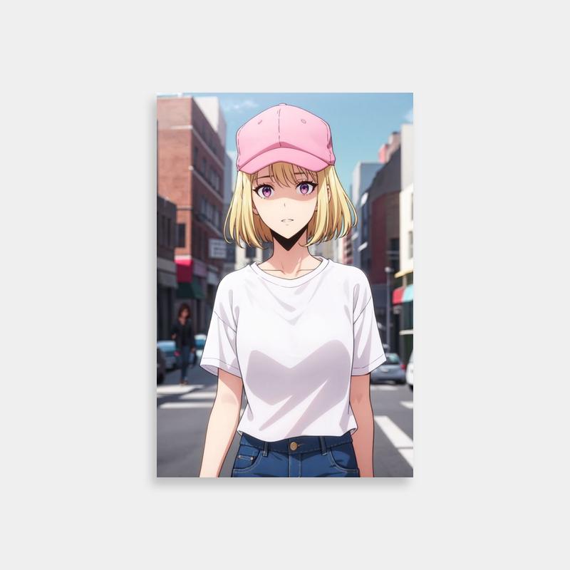 Cha Hae-In Solo Leveling Poster - Anime Character Art