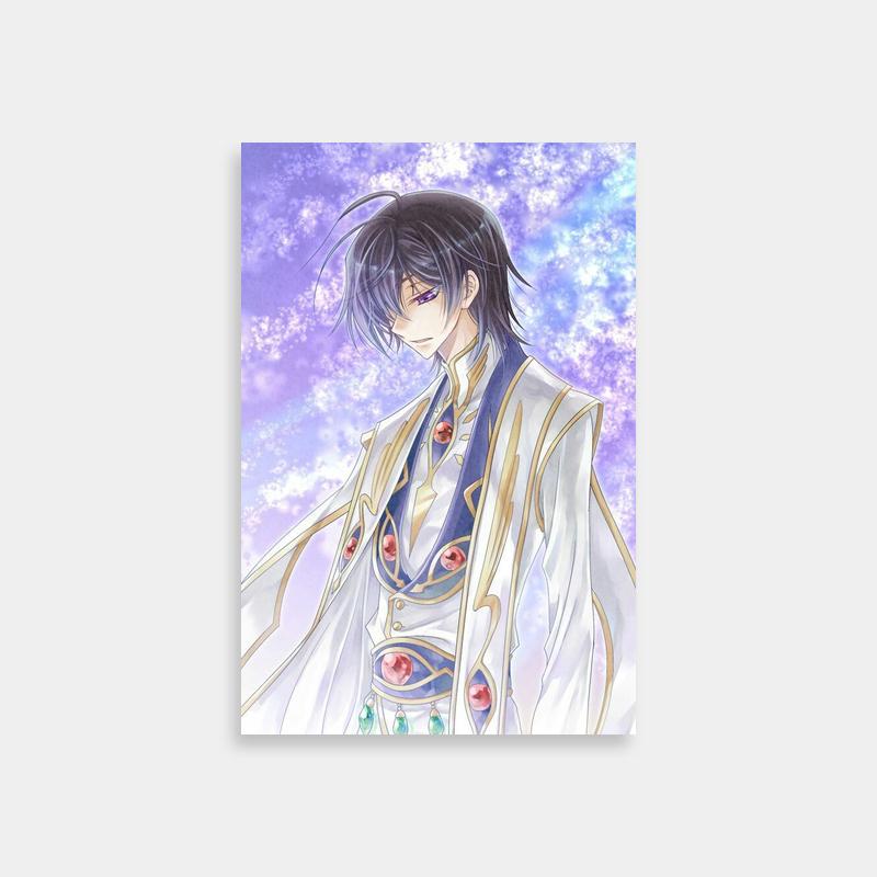 Nunnally vi Britannia Code Geass Anime Wall Art - Long Black Hair Blue Eyes Character