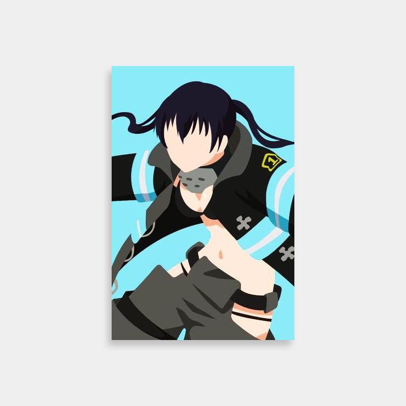 Tamaki Kotatsu Fire Force Flying Action Anime Poster