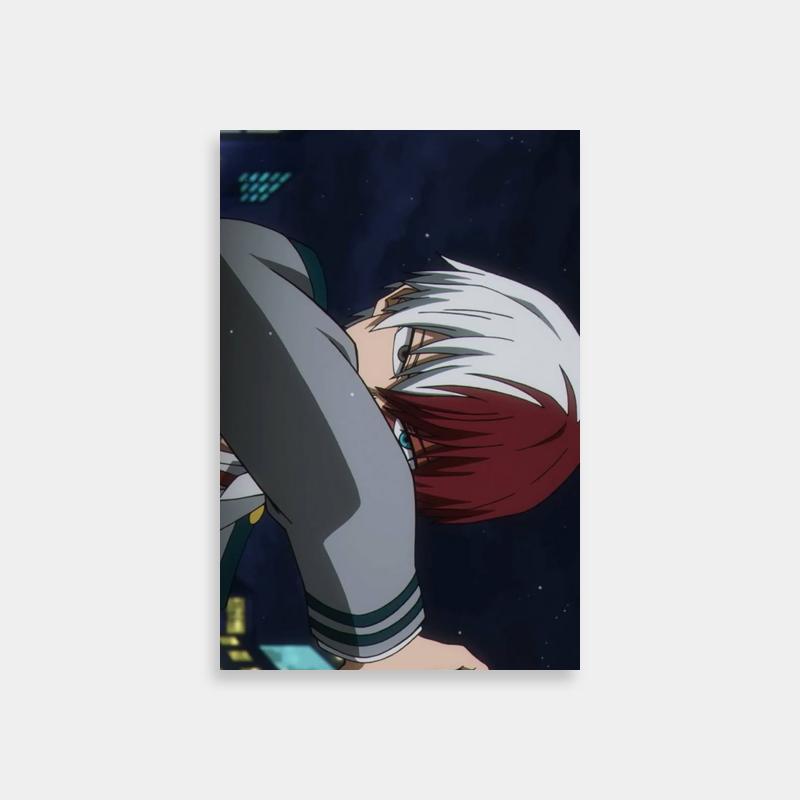 Shoto Todoroki Dramatic Pose Poster - My Hero Academia