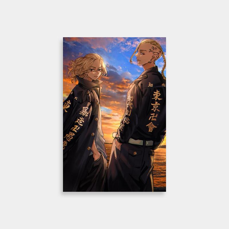 Draken Tokyo Revengers Sunset Ocean Poster