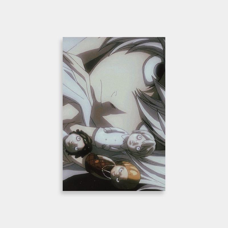 Near Death Note Anime Poster - Two Characters Laying Together