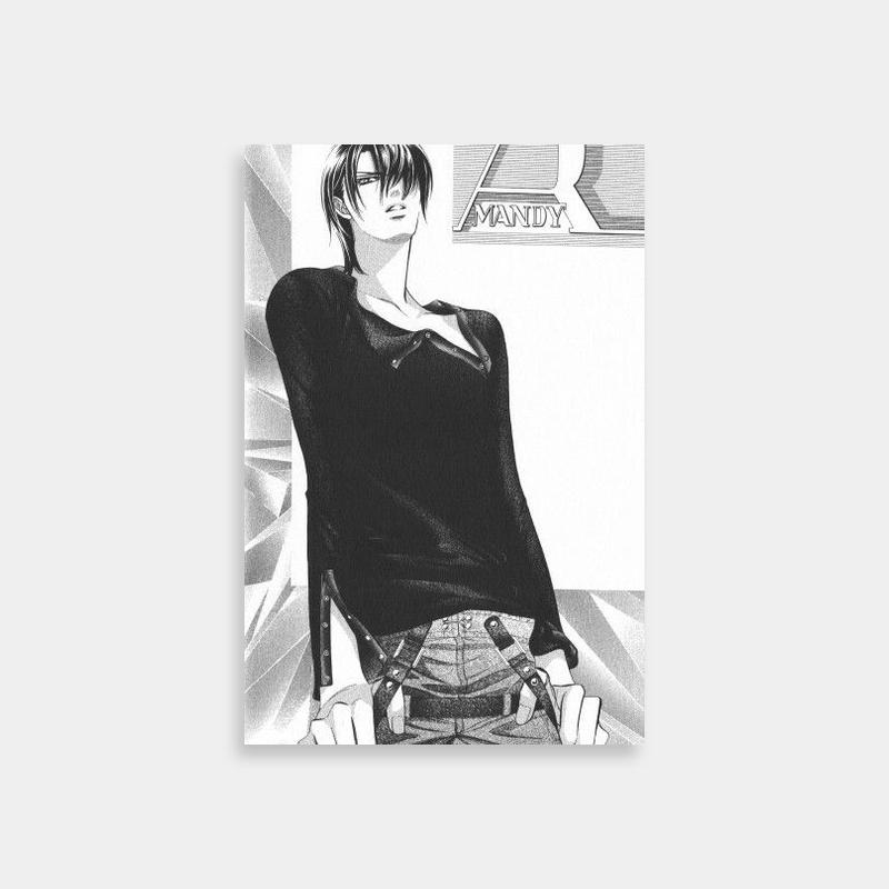 Ren Tsuruga Skip Beat Black and White Art Print