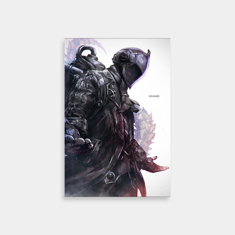 Bondrewd Made in Abyss Armored Character Hand Outstretched Poster