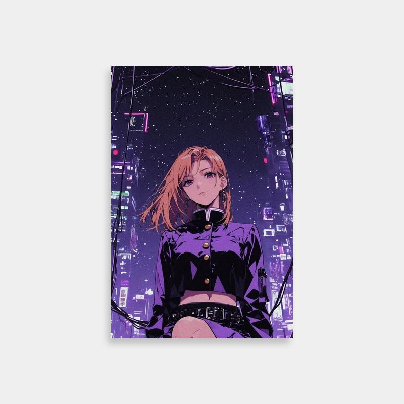 Nobara Kugisaki Jujutsu Kaisen Night City Anime Art