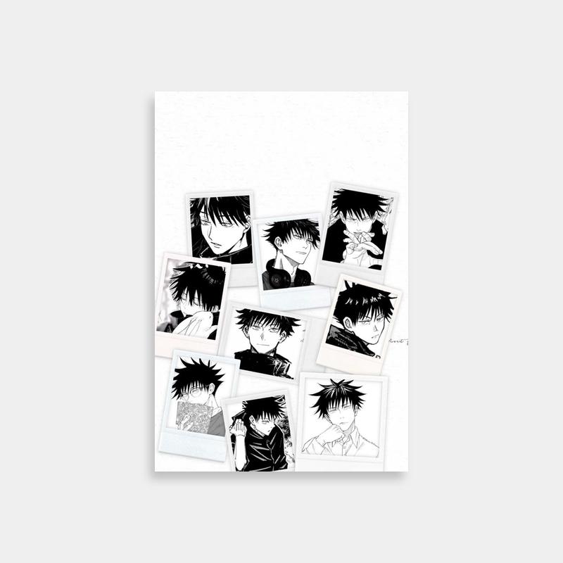 Megumi Fushiguro Jujutsu Kaisen Sketch Art Print