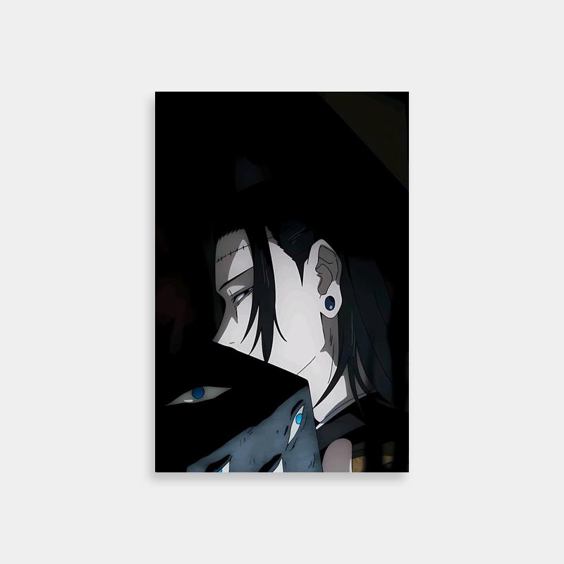 Kenjaku Jujutsu Kaisen Poster - Blue-Eyed Anime Characters